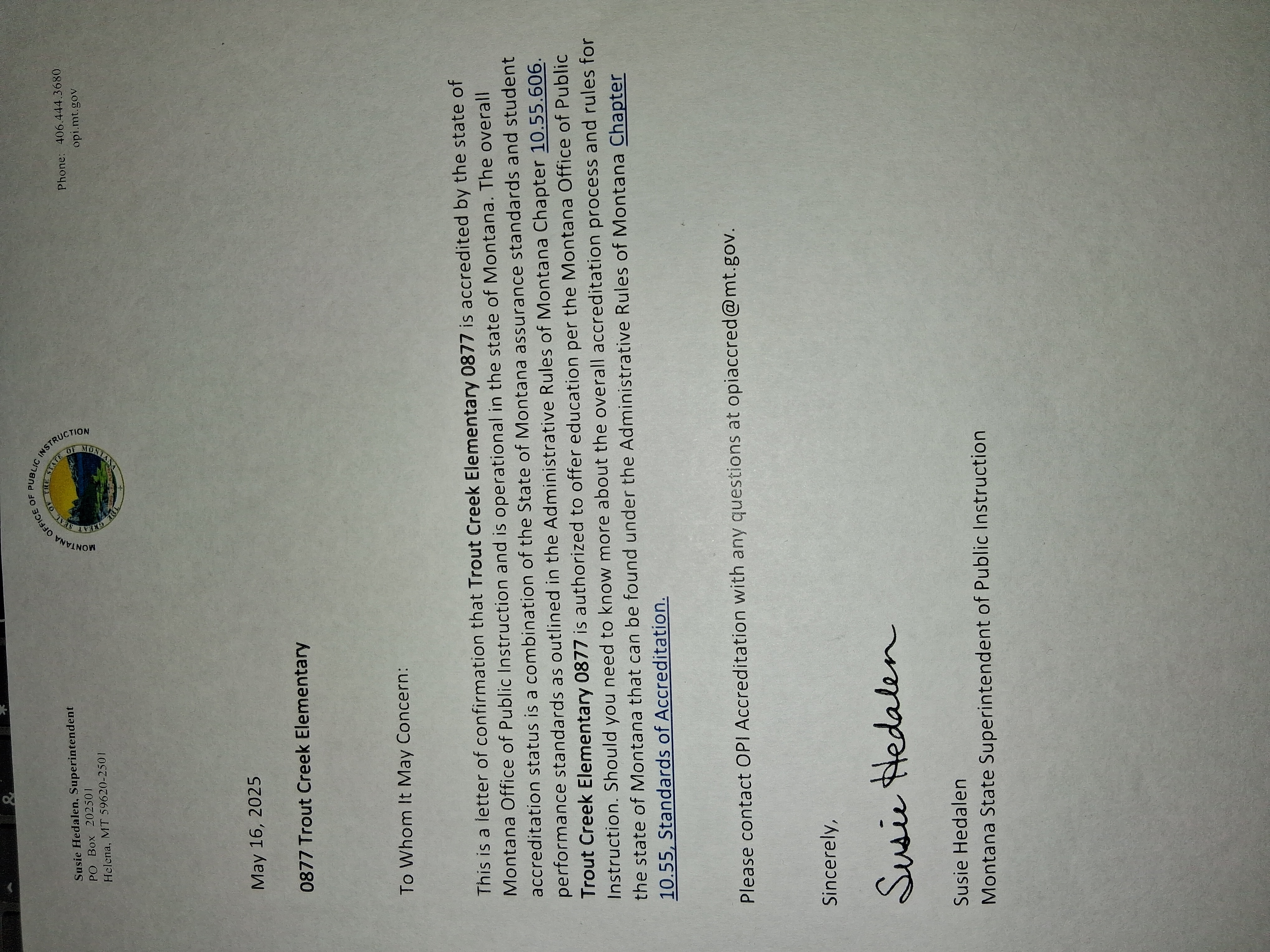 Image of certificate